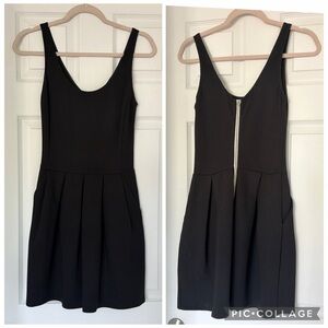 Aritzia Wilfred Dancer Black Sleeveless Dress